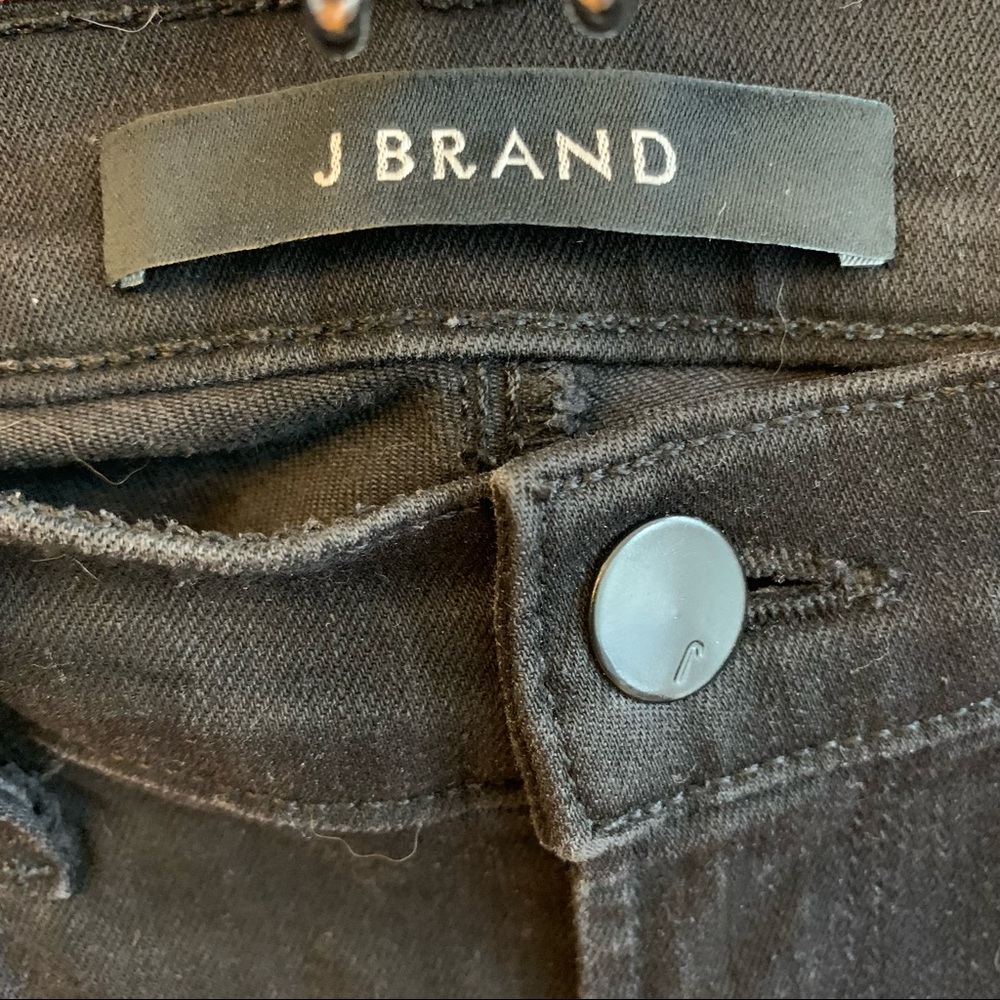 J brand leather jeans